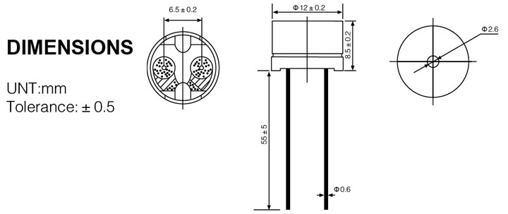 無源電磁式蜂鳴器12085